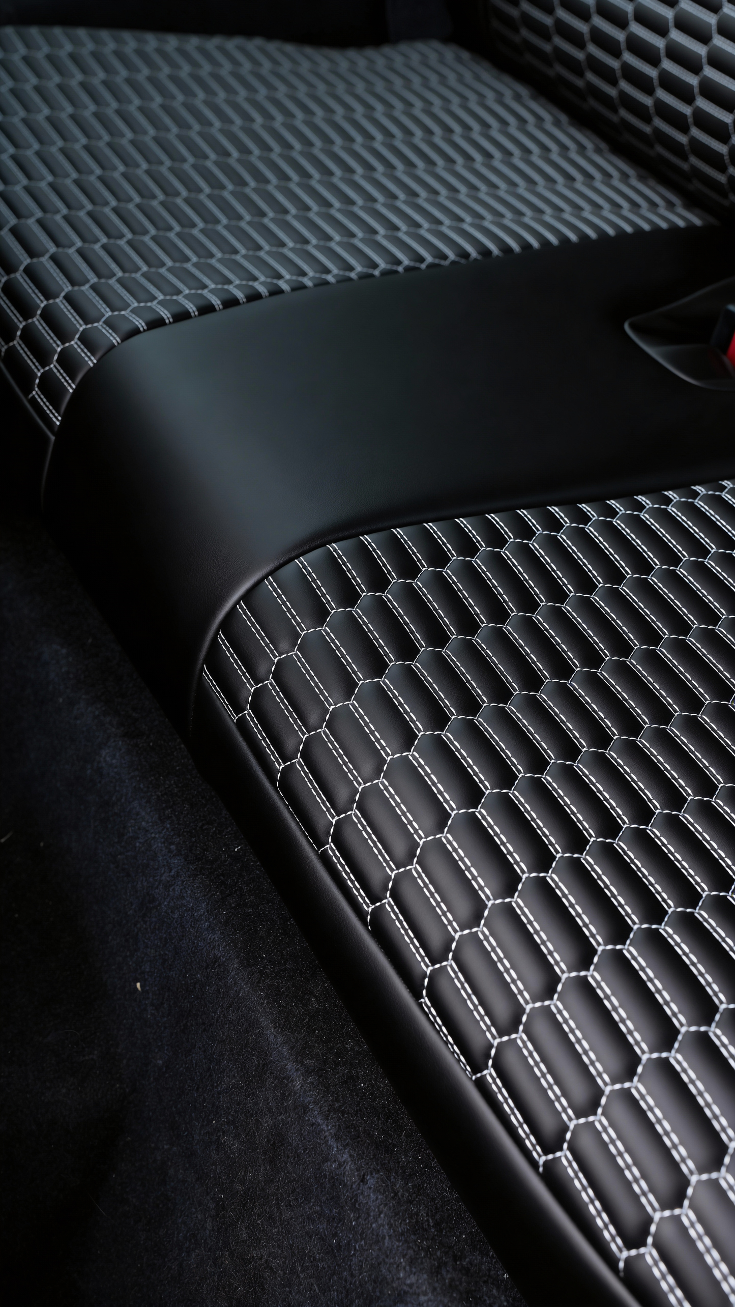 CUSTOM JB74 JIMNY FRONT & REAR SEAT COVERS (BLACK)