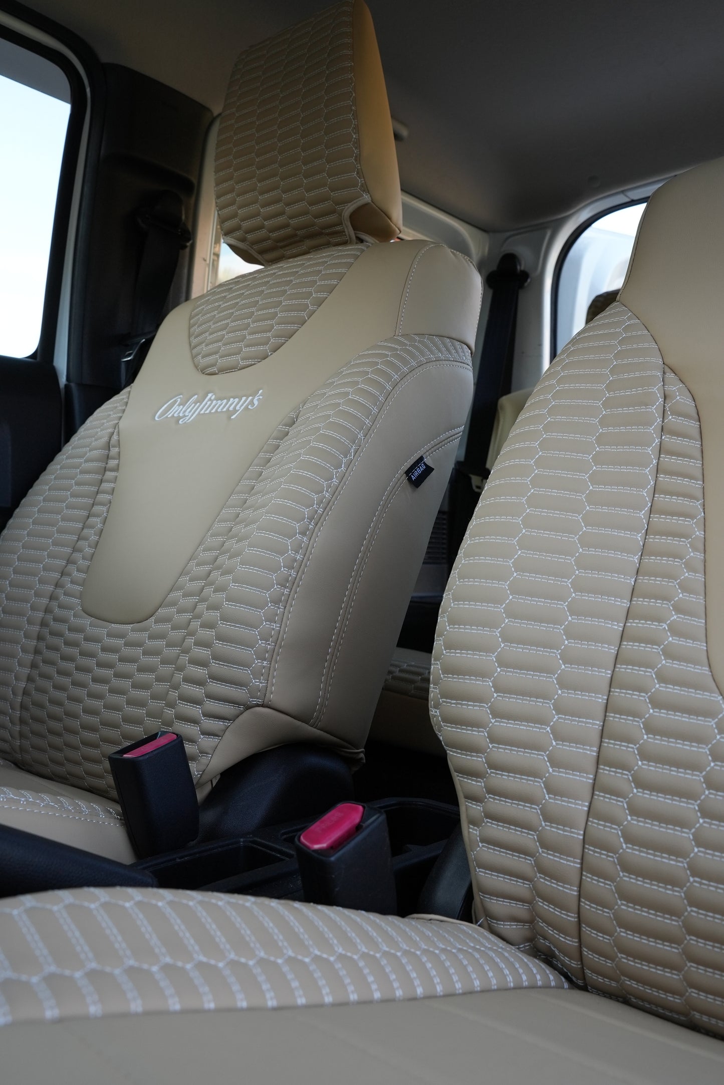 CUSTOM JB74 JIMNY FRONT SEAT COVERS (DUBAI SANDS)